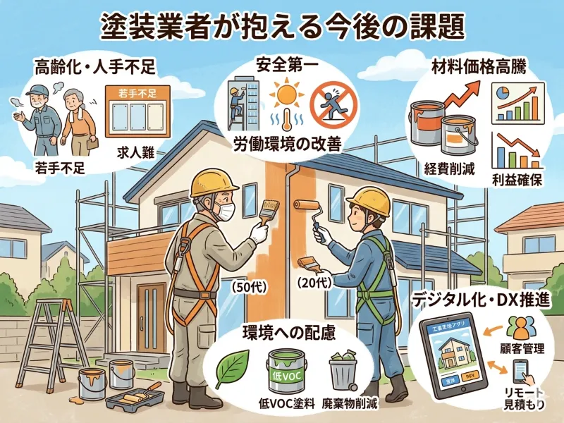 塗装業界の未来を左右する「構造的課題」とは何か？